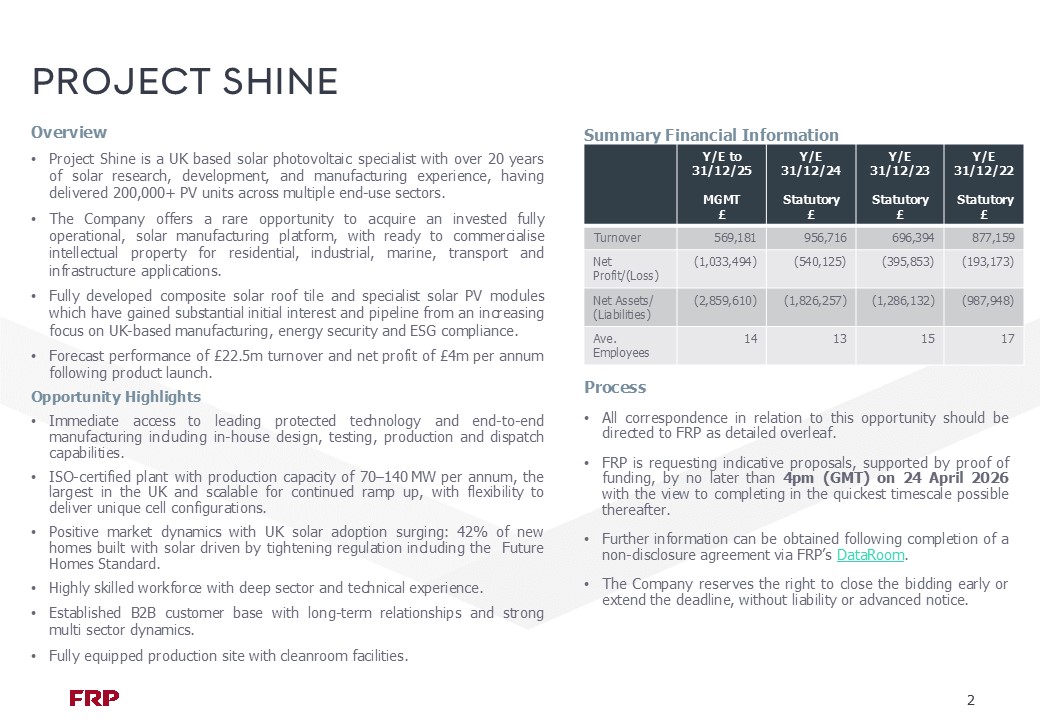 Image of Project Shine